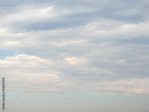 Abstract view to cloudy sky