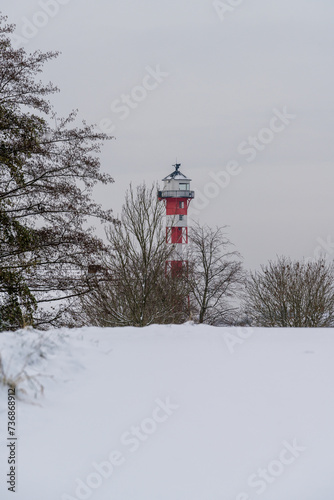 Leuchturm im Winter
