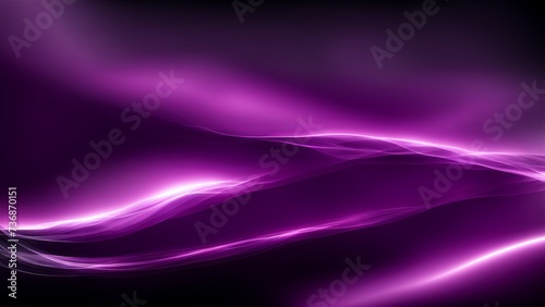 Vibrant Abstract Waves of Sparkling Purple 