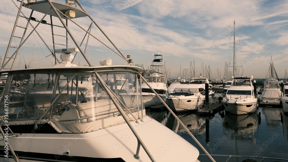 Fototapeta premium boats in the harbor