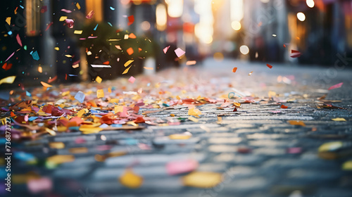 Colorful confetti © franklin