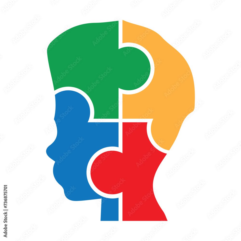 Autism Boy with Puzzle Autism Boy with Puzzle