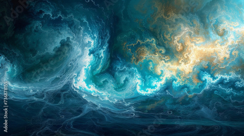 In an everchanging dance ocean currents crisscross the vast expanse of the sea creating a mesmerizing tapestry of swirling motion. Their influence on weather climate and marine