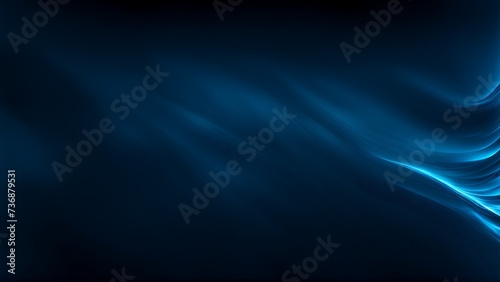 Futuristic technological black and blue minimalist abstract texture banner background  photo
