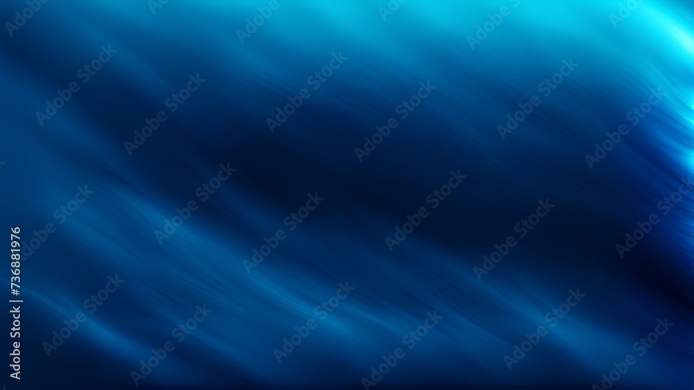Glowing blue waves on a banner background with gradient Glowing blue waves on a banner background with gradient