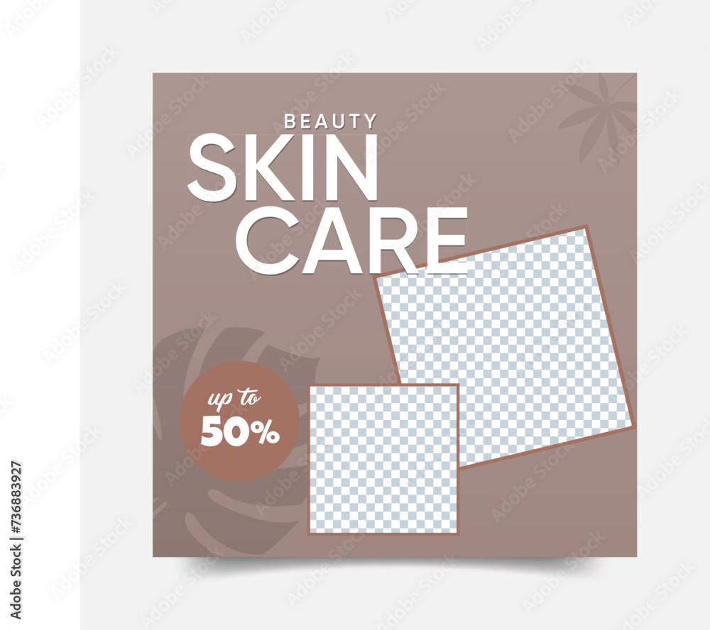 cosmetic instgram flyer skincare product design cosmetic instgram flyer skincare product design