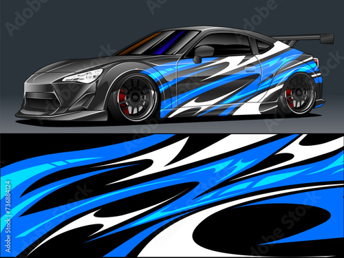 Modern Style Car Wrap and Livery Design
