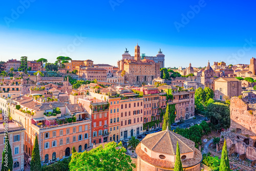 Roman Forum. Ancient, beautiful, incredible Rome, where every place is filled with history. photo