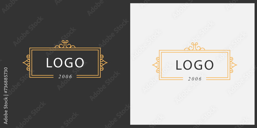 Captivating Amber: Mastering Luxury Logo Artistry.