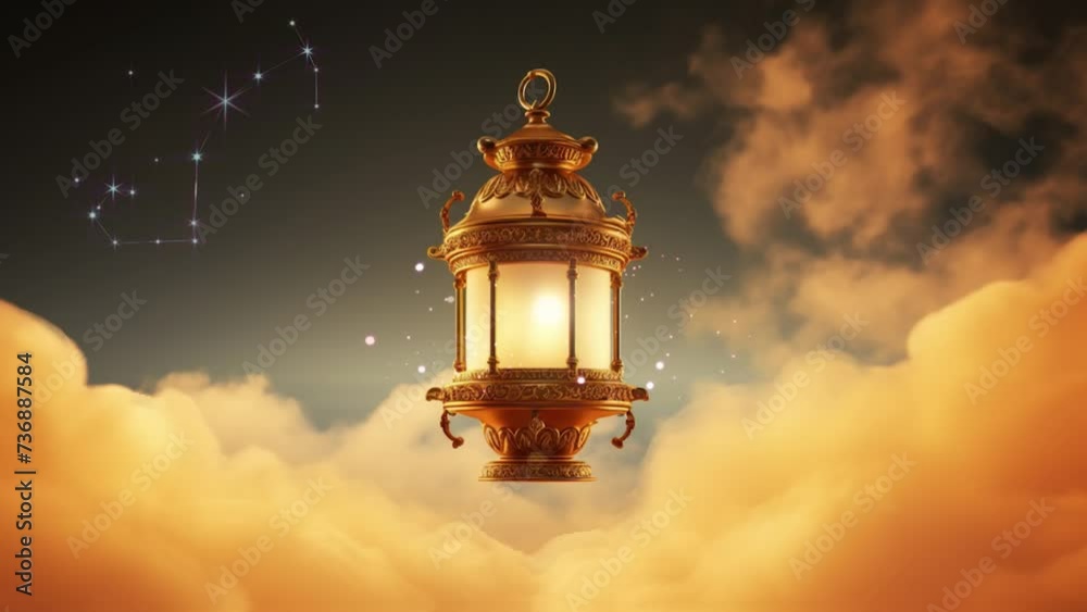 Beautiful Islamic Lantern In The Sky Beautiful Islamic Lantern In The Sky
