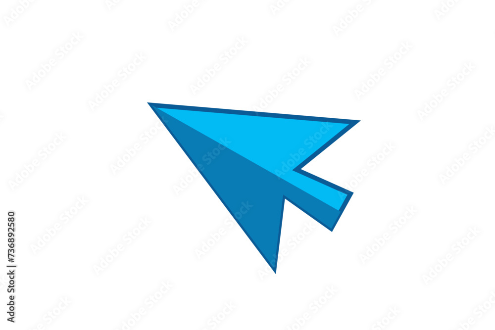 Cursor Social Media Flat Sticker Design Cursor Social Media Flat Sticker Design