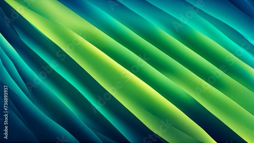 Blue and green gradient backdrop with stylish diagonal geometric design 