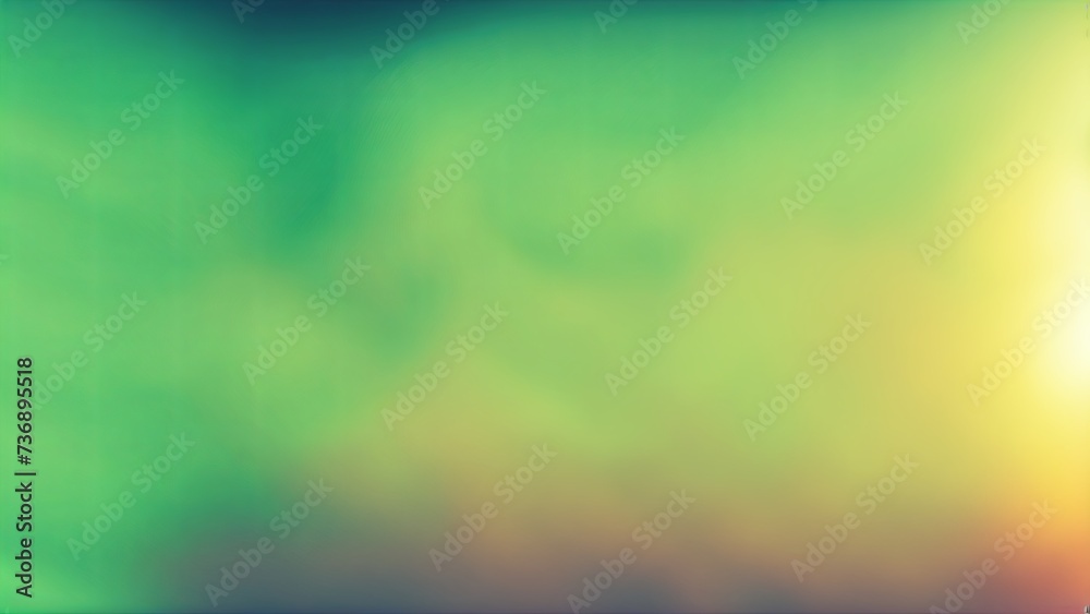 Obraz premium Bubble Banner with Green and Yellow Gradient