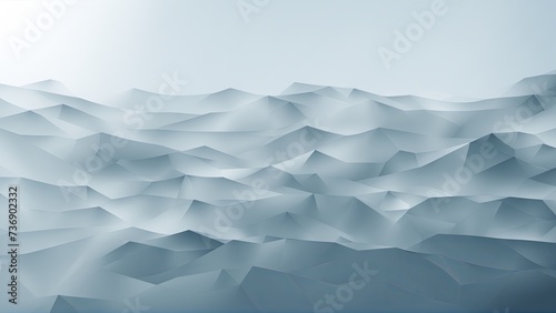 Futuristic chrome geometric minimalism background with prism design 