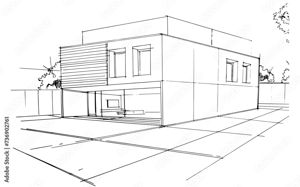 Drawing exterior and interior architectural lines. , Graphic assembly in architecture and interior design work. ,Sketch ideas for interior or exterior designs. Drawing exterior and interior architectural lines. , Graphic assembly in architecture and interior design work. ,Sketch ideas for interior or exterior designs.