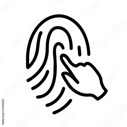 fingerprint icon, thumbprint icon, Fingerprint Vector, thumbprint vector
