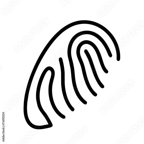 Fingerprint icon, thumbprint icon, Fingerprint Vector, thumbprint vector