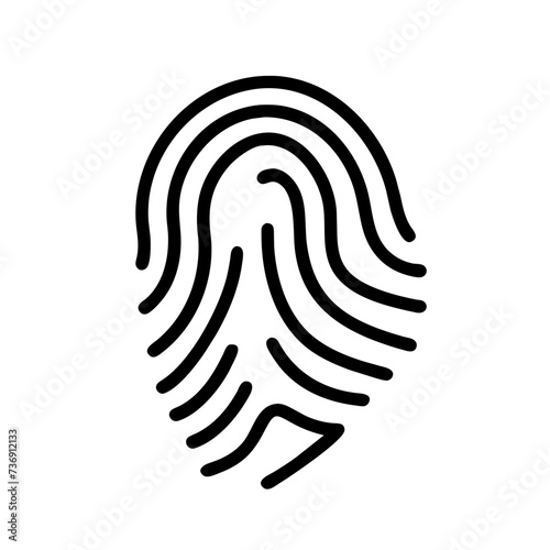 fingerprint icon, thumbprint icon, Fingerprint Vector, thumbprint vector
