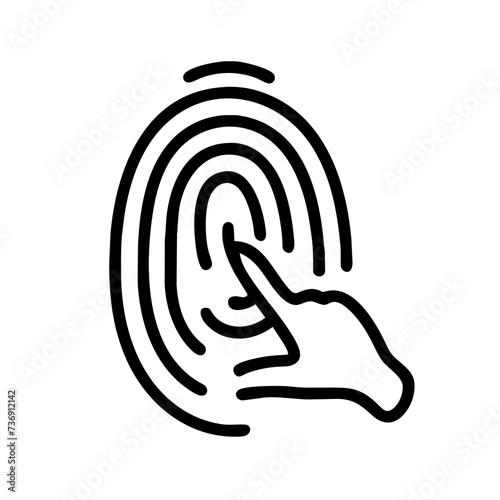 fingerprint icon, thumbprint icon, Fingerprint Vector, thumbprint vector
