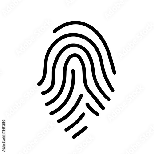 fingerprint icon, thumbprint icon, Fingerprint Vector, thumbprint vector
