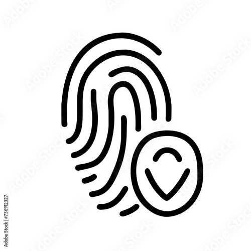 fingerprint icon, thumbprint icon, Fingerprint Vector, thumbprint vector
