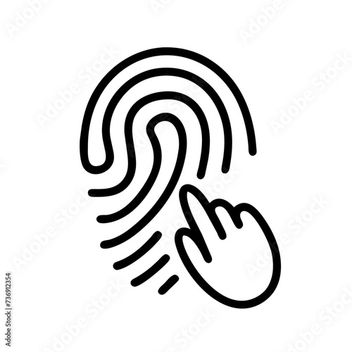 fingerprint icon, thumbprint icon, Fingerprint Vector, thumbprint vector
