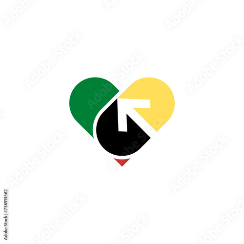 love arrow logo
