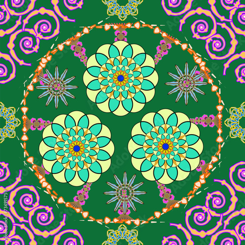 Puttern, Planzen, Natur, Muster für Mode, Design, Vektor Grafik