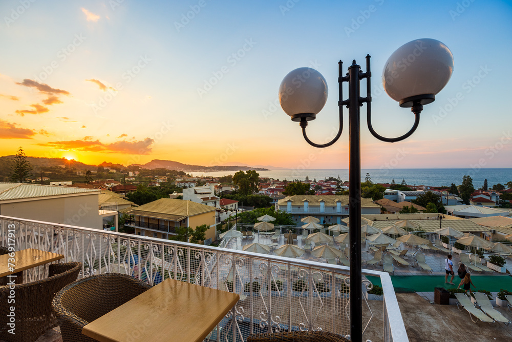 The city of Zakynthos, on the Greek island of Zakynthos.