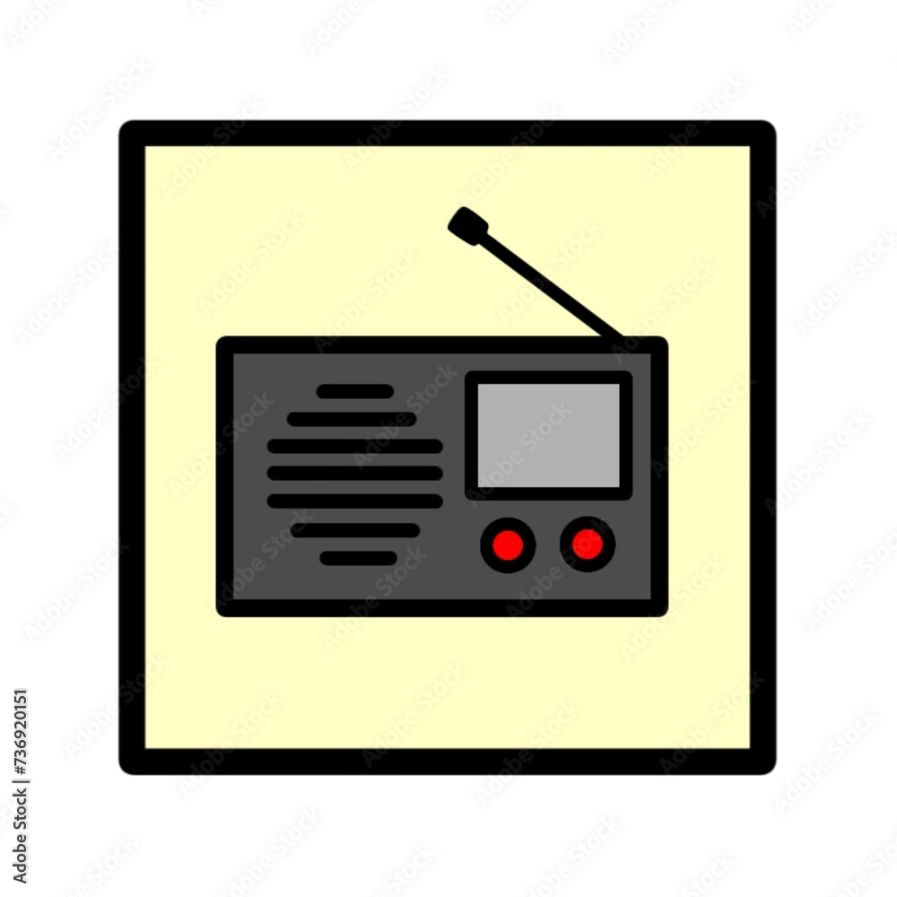 Fototapeta premium ラジオ