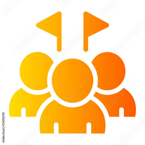 supporter Gradient icon