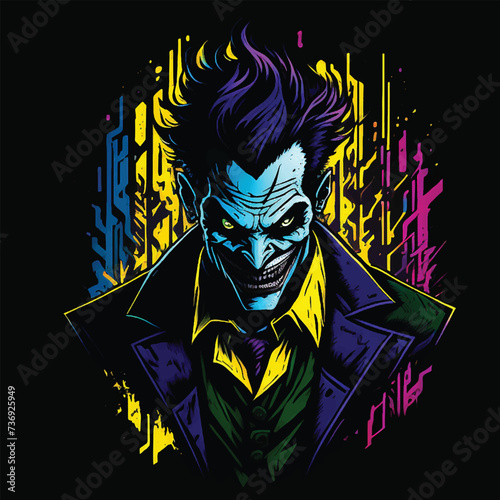 joker t-shirt design 