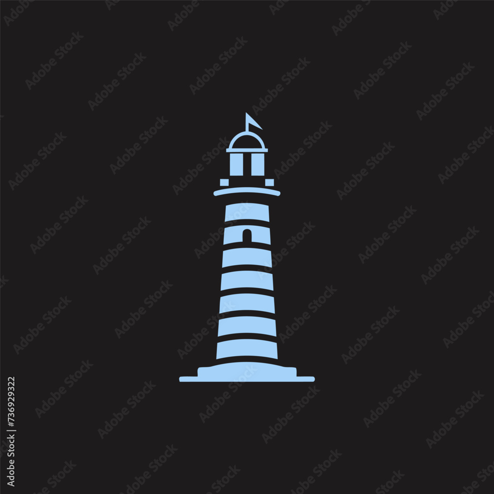 Lighthouse logo design vector template Lighthouse logo design vector template