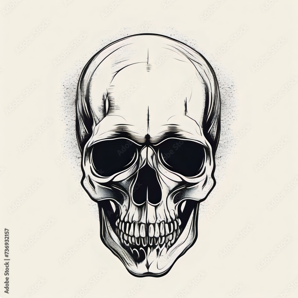 Fototapeta premium skull