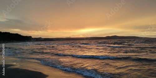 SUNSET AT THE BEACH