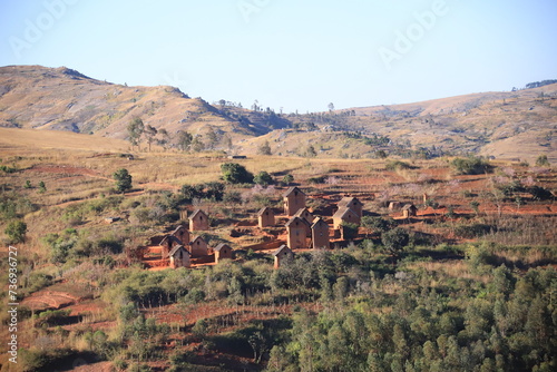 small rural village in Madagascar