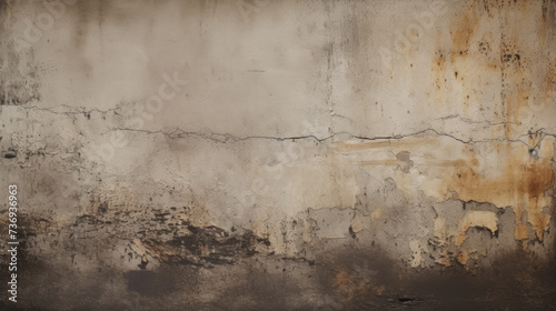 Weathered beige concrete wall background