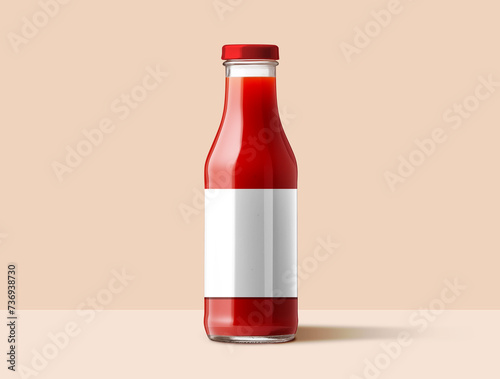 Sauce bottle mockup