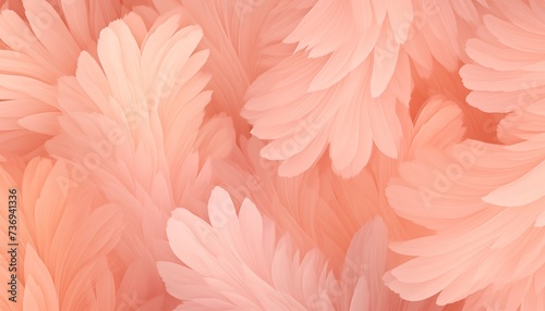 pink flamingo feathers, closeup 