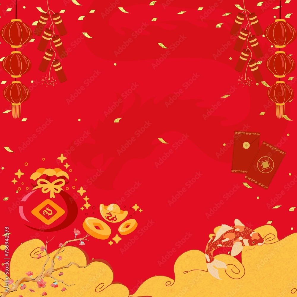 Lunar New Year background, Chinese New Year background, 
background color, colorful background, graphics for illustration