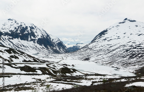 Wallpaper Mural Snow valley, Norway Torontodigital.ca