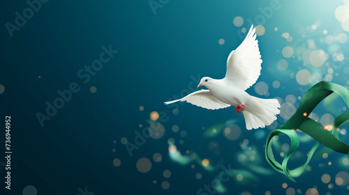 Peace illustration. Wallpaper international day of peace. World day of peace background