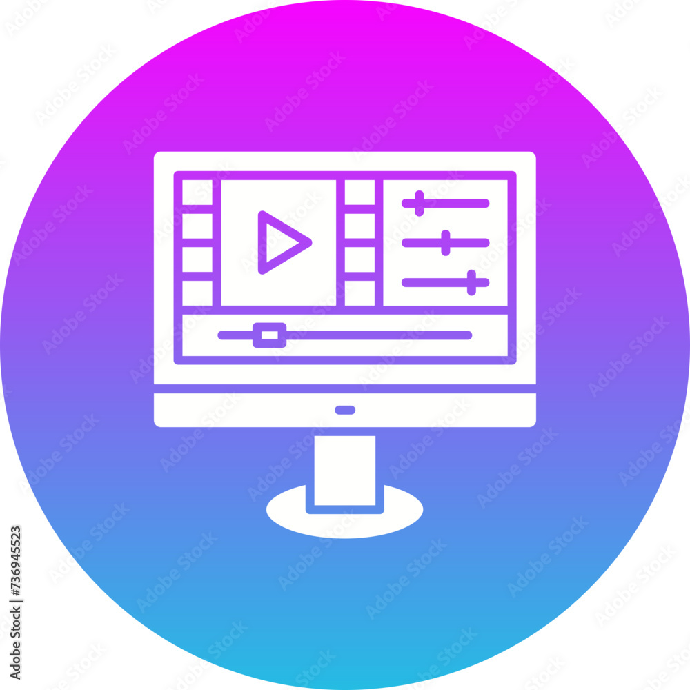 Video Editing Icon Video Editing Icon