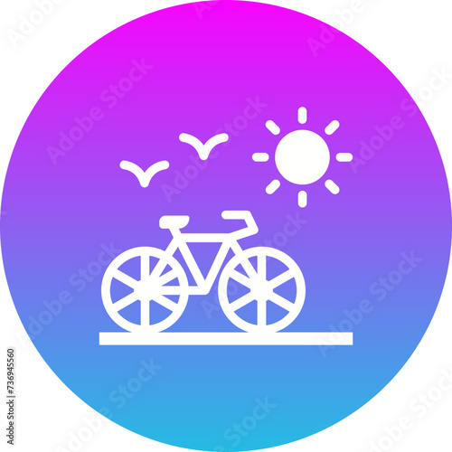 Bicycling Icon