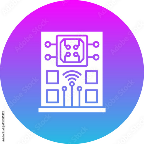 Artificial building Icon
