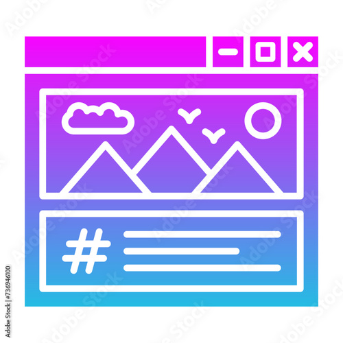 Hashtag Icon