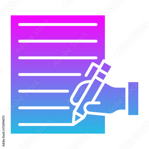 Writing Icon