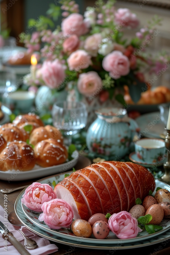 Capture the Spirit with Festive Table Settings, Delicious Dishes, and Easter-Themed Centerpieces