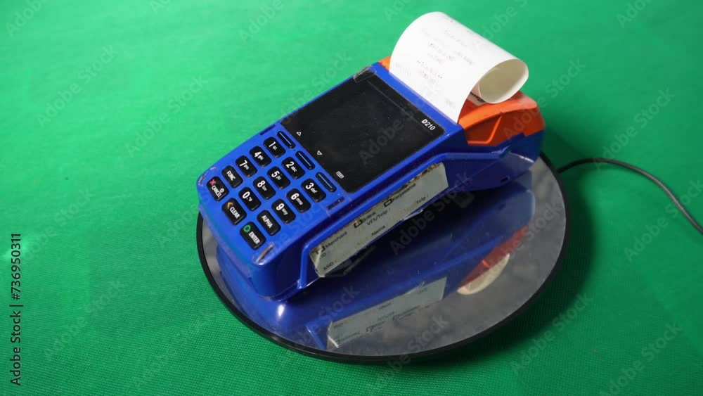 EDC machine display
