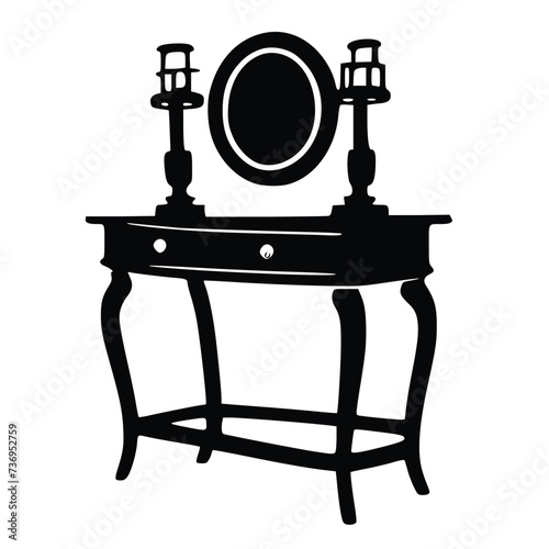 Bedside Table vector